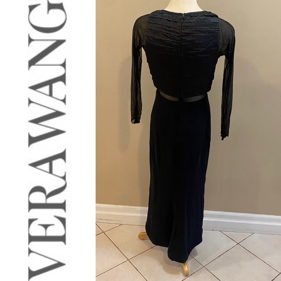 VERA WANG vintage black dress - Picture 4 of 11
